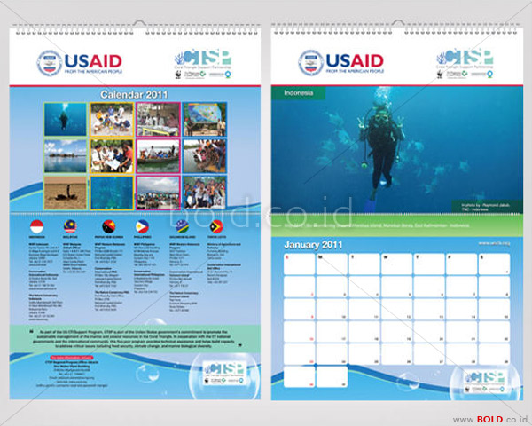 Kalender, Totebag, Sticky Note - CTSP - USAID