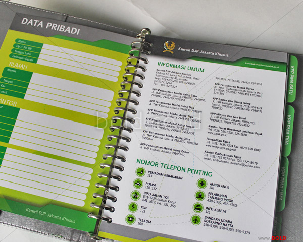 Buku Kerja / Agenda - Kanwil DJP Jakarta Khusus