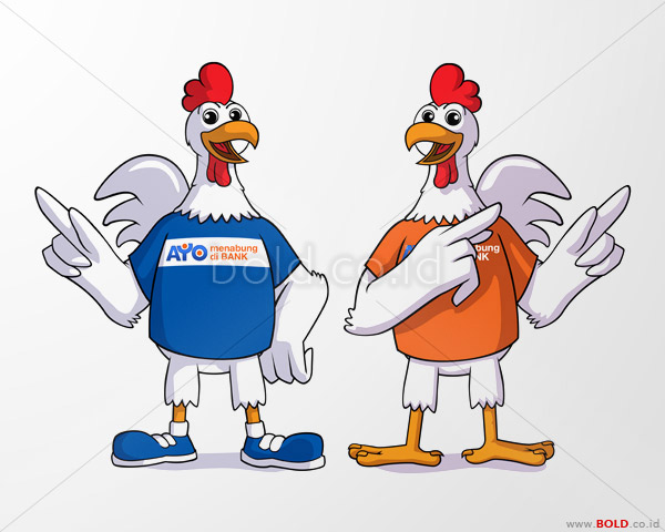 Maskot Ayo Menabung (Pitching) - Bank Indonesia