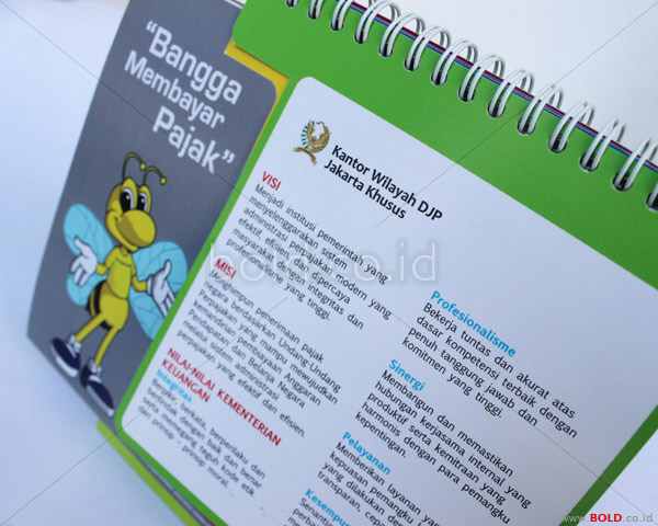 Kalender Meja (Foto) - Kanwil DJP Jakarta Khusus