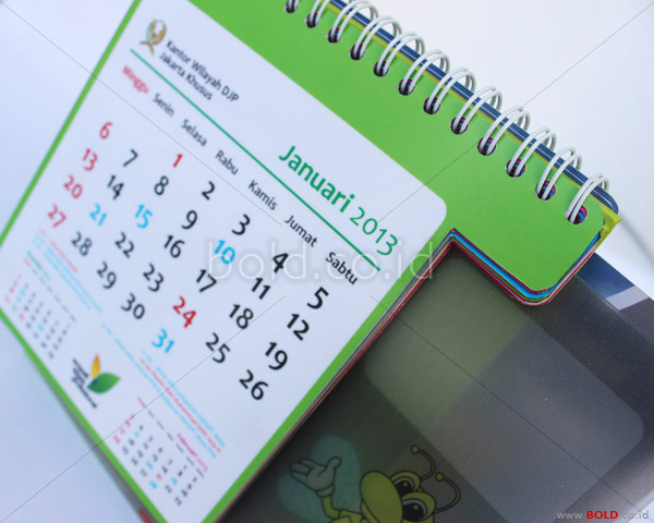 Kalender Meja (Foto) - Kanwil DJP Jakarta Khusus