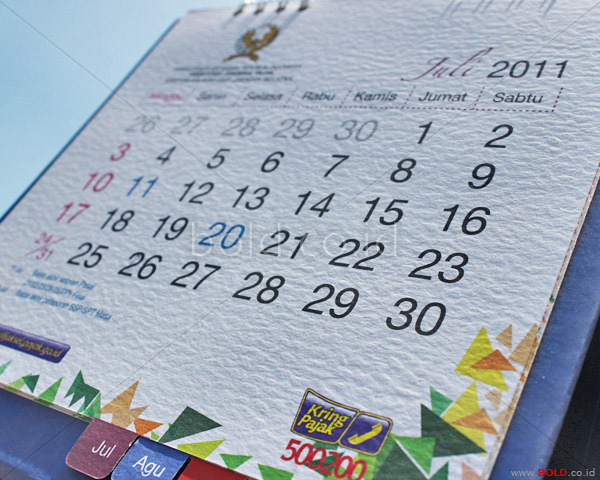 Kalender Meja - Kanwil DJP Jakarta Selatan