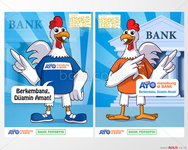 Maskot Ayo Menabung (Pitching) - Bank Indonesia